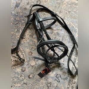 Kincade Black Leather horse  Bridle